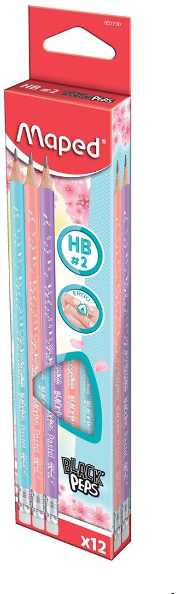 Maped 851730 grafietpotlood HB 12 stuk(s)
