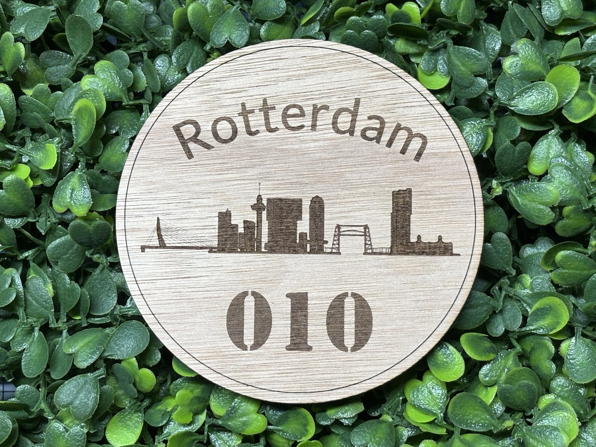 Rotterdam onderzetters met houder