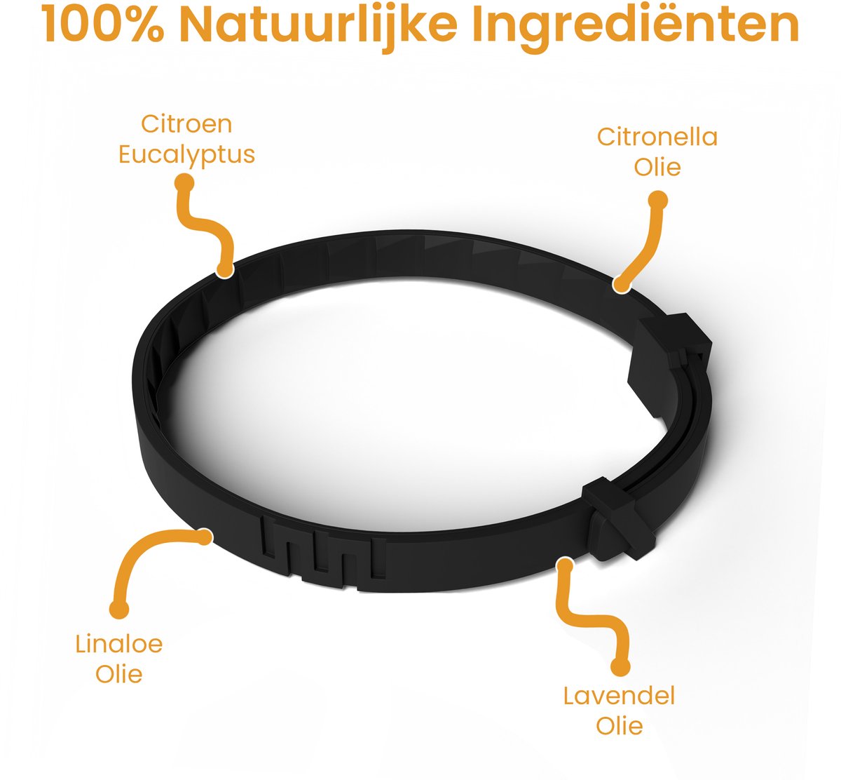 PetsPals TeekShield™ Natuurlijke Halsband voor Katten – Incl Vlooienkam - Verstelbaar en Comfortabel – Met Natuurlijke Oliën – foto 5