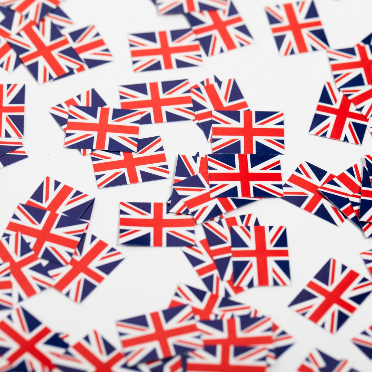 900 stuks Tafel confetti papier Union Jack - Hapjes Cocktail Tapas Zomer Terras EK WK Voetbal Decoratie Tafelconfetti
