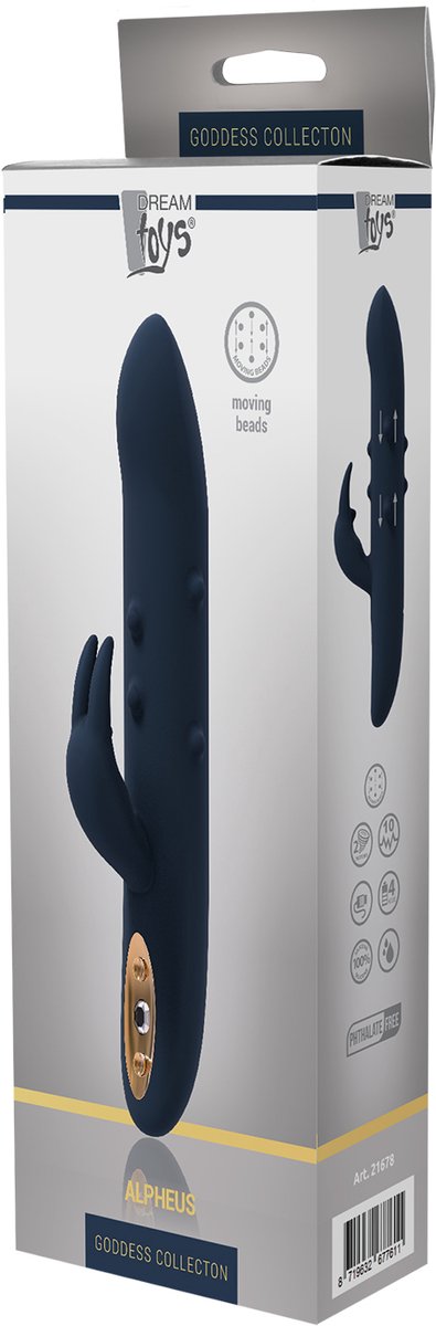 Goedkoopste Alpheus Rabbit Vibrator met Kralen