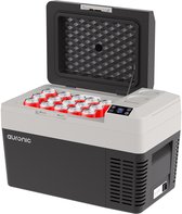 Bol.com Auronic Elektrische Koelbox - Frigobox - Compressor - 12V 230 Volt - Camping Koelkast - Auto - 25L - Zwart/Grijs aanbieding