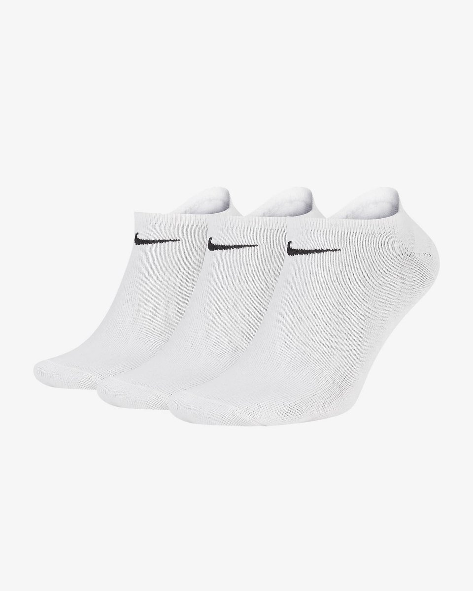 Nike Sokken (regular) - Maat 42-46 - Unisex - wit L: 42-46