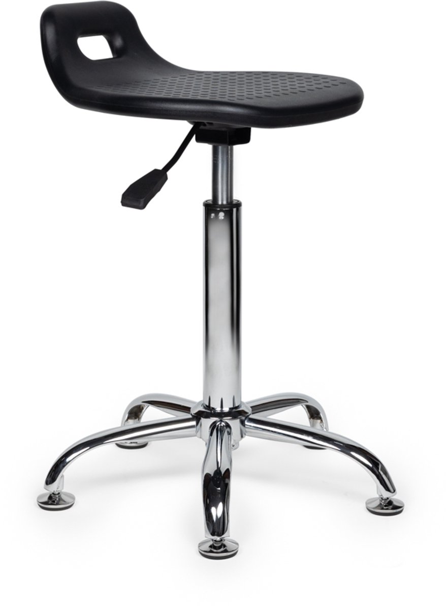 Ergonomische Zit Sta Kruk - Standaard, Zonder voetring