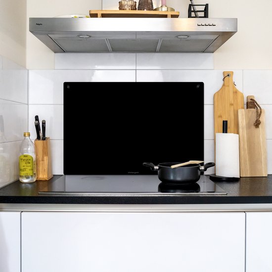 KitchenYeah® Protection plaque induction 76x51.5 cm - Noir - Protege plaque de cuisson - Couvre plaque induction - Protecteur d'induction - Cuisine