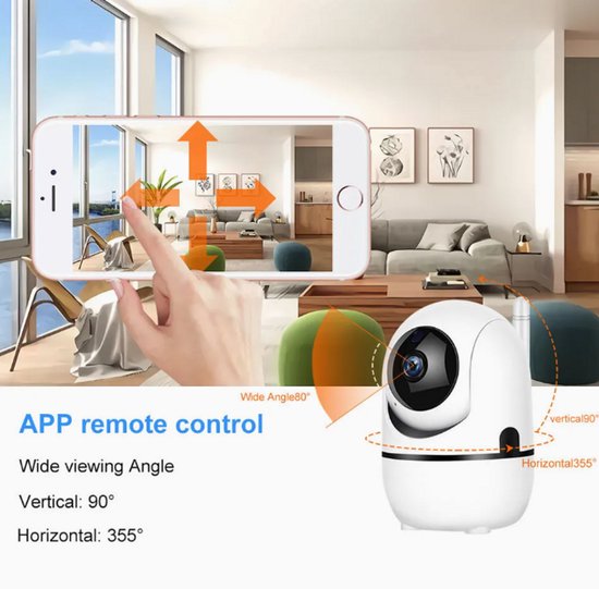 Smart 1080P HD Mini Babyfoon Draadloze Beveiliging WiFi IP Camera CCTV Tweeweg Audio Surveillance Auto Indoor IP Camera