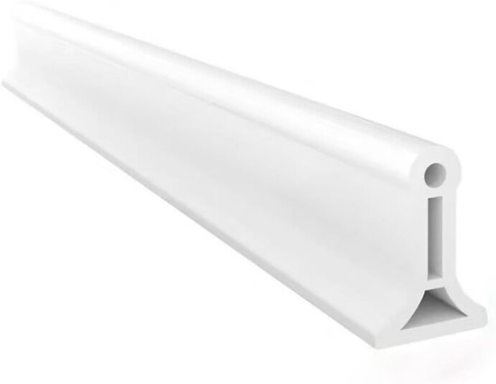 Pitt & Co. Waterkering Douche Zelfklevend – Waterstopper - 200 cm x 3cm x 4cm – Wit