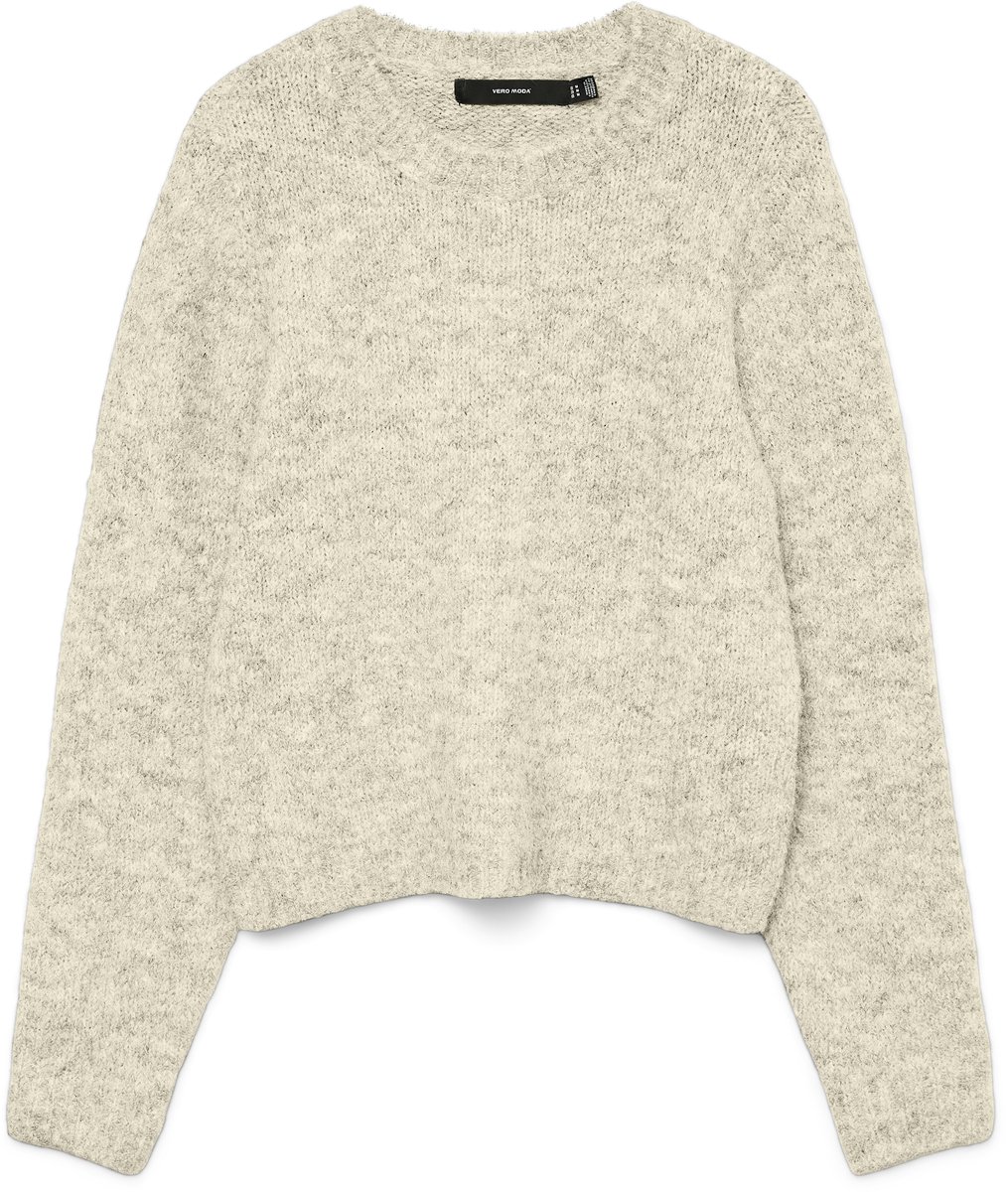 Vero Moda Trui Vmnovah Ls O-neck Pullover Ga Noos 10320495 Birch Dames Maat - S