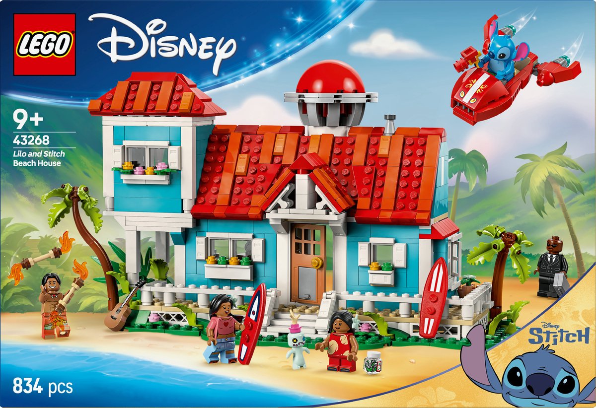 LEGO® Disney Lilo en Stitch Strandhuis - 43268 — afbeelding 18