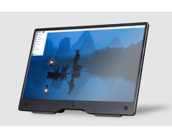 Raspberry Pi 15,6 inch portable monitor - HDMI display - Zwart
