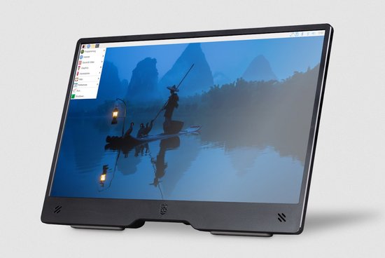 Raspberry Pi 15,6 inch portable monitor - HDMI display - Zwart