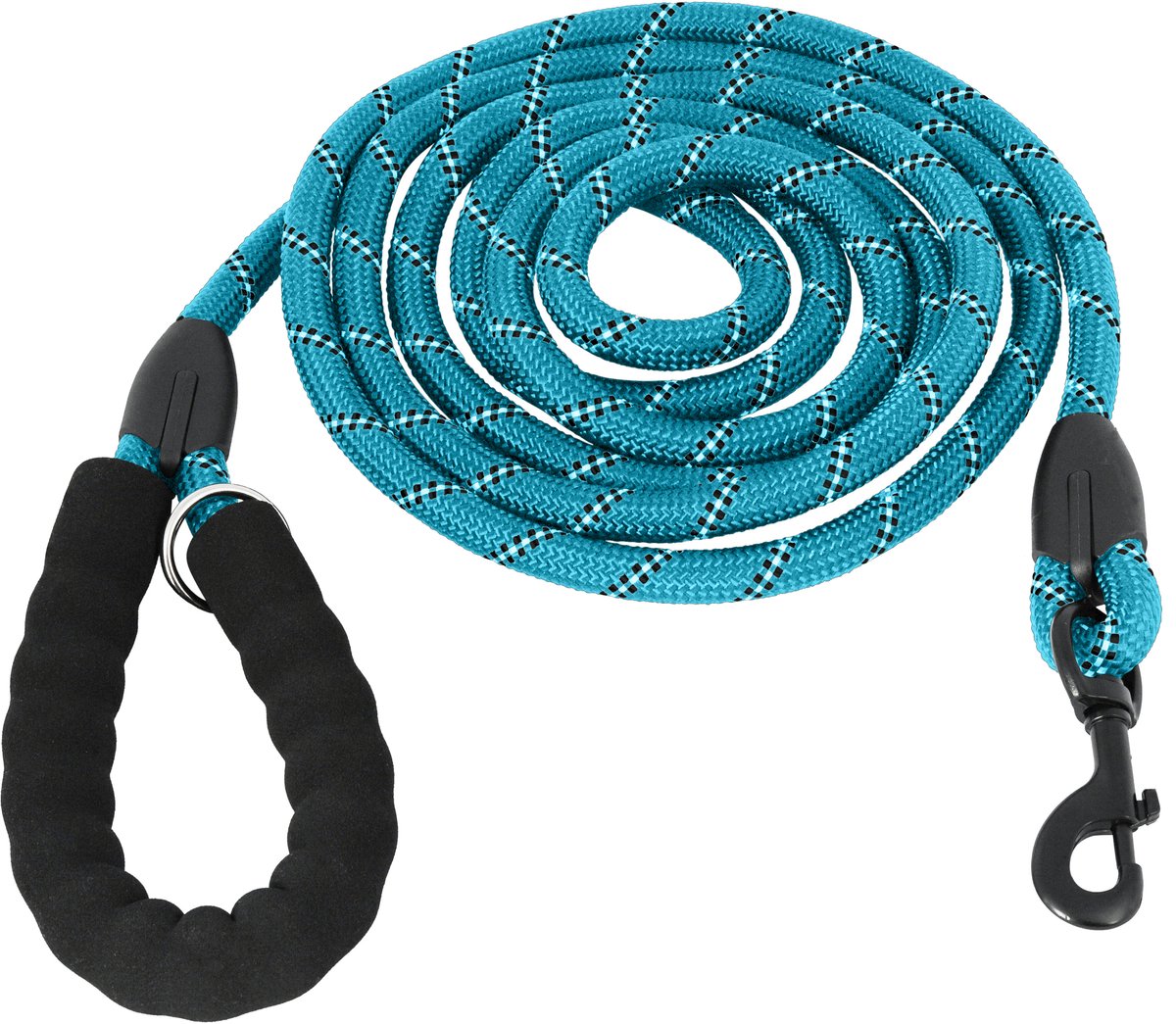Bol.com KCMultisupplies Hondenriem 3 Meter - Reflecterende Hondenlijn - Met Gevoerd Handvat - Geschikt voor Grote en Kleine Hond... aanbieding