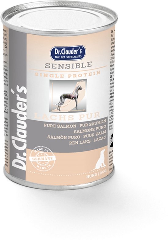 Dr Clauder's Selected Meat Sensible 6x375g - Pure zalm