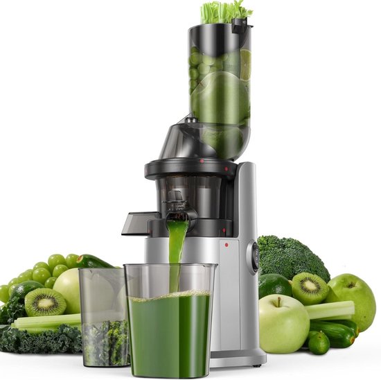 Slowjuicer - sapcentrifuge - fruit en groenten -1100W - 2000ml Pulpcontainer - 1000ml