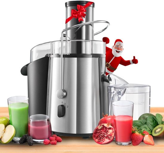 JuiceInstant Stille Sapcentrifuge - Koud Persen Met IJs Functie Voor Groenten & Fruit (Grafiet)