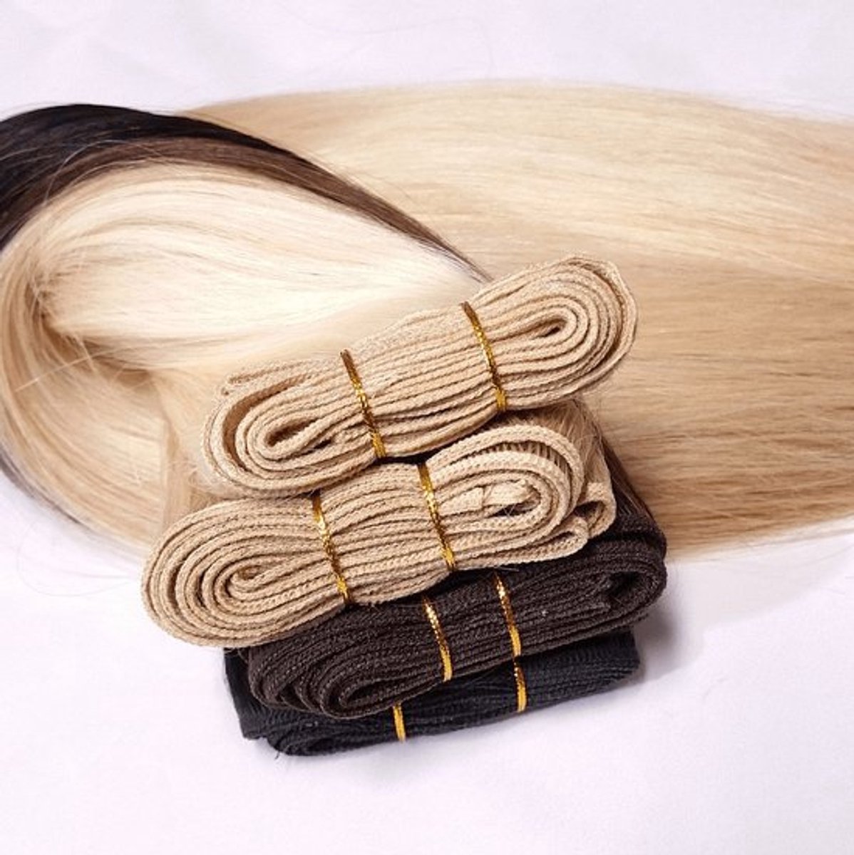 Weave Hair Extensions #M18/60 | Haar Extensions | Human Hair Weave | 60 cm - 100 gram | Remy Sorted & Double Drawn | Haarstuk | Weave Haar | Hair Weave Human Hair | Haarverlenging echt haar| Haar