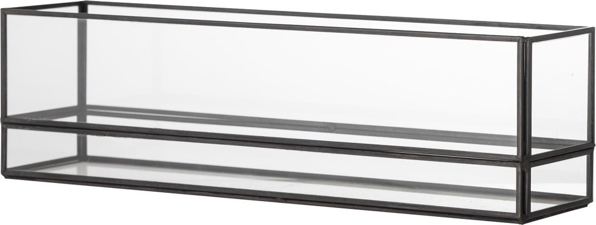 Filula windlicht zwart – 35 x 10 x 8 cm