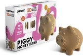Cartonic - PIGGY MONEY BANK - 3D puzzel- puzzels- DIY- kinderen en volwassenen