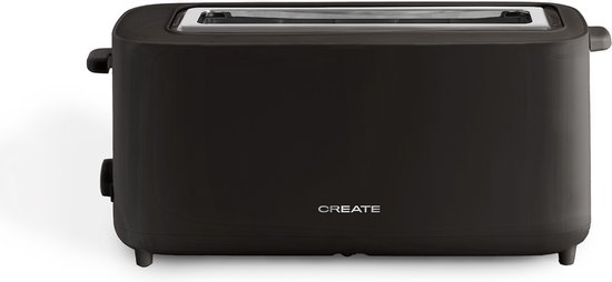 CREATE- Broodrooster 950W, Met veiligheidssysteem, Zes vermogensstanden - TOAST STUDIO XL