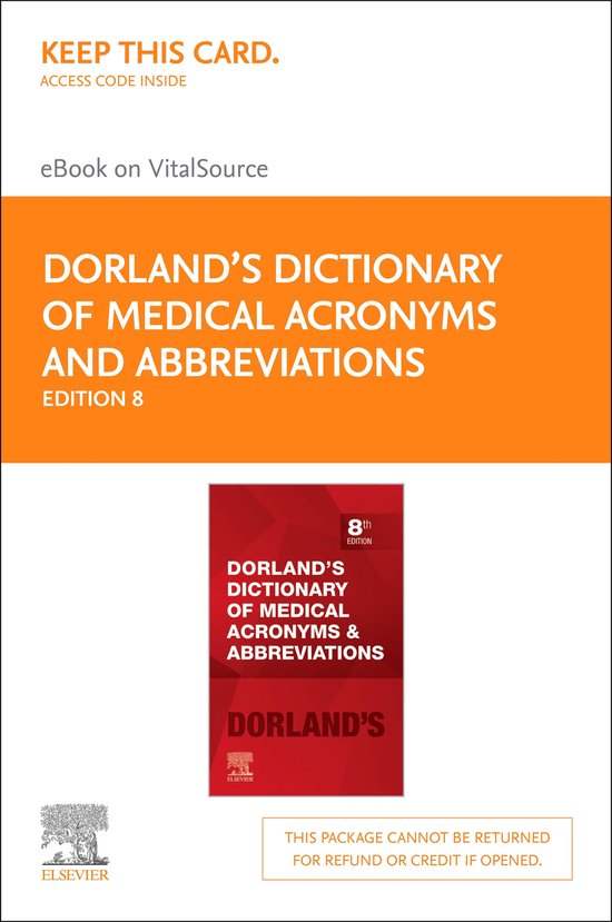 Dorland's Dictionary of Medical Acronyms and Abbreviations - ... - cover