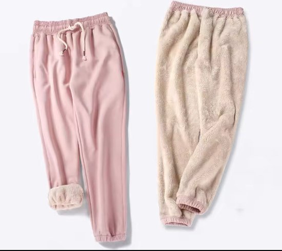 M Dames Winter Warme Leggings Dikke Broek Warme Fleece Plus Size Lange Dikke Broek Mode Casual Soild Color Leggings van Lotuscrafts — afbeelding 4