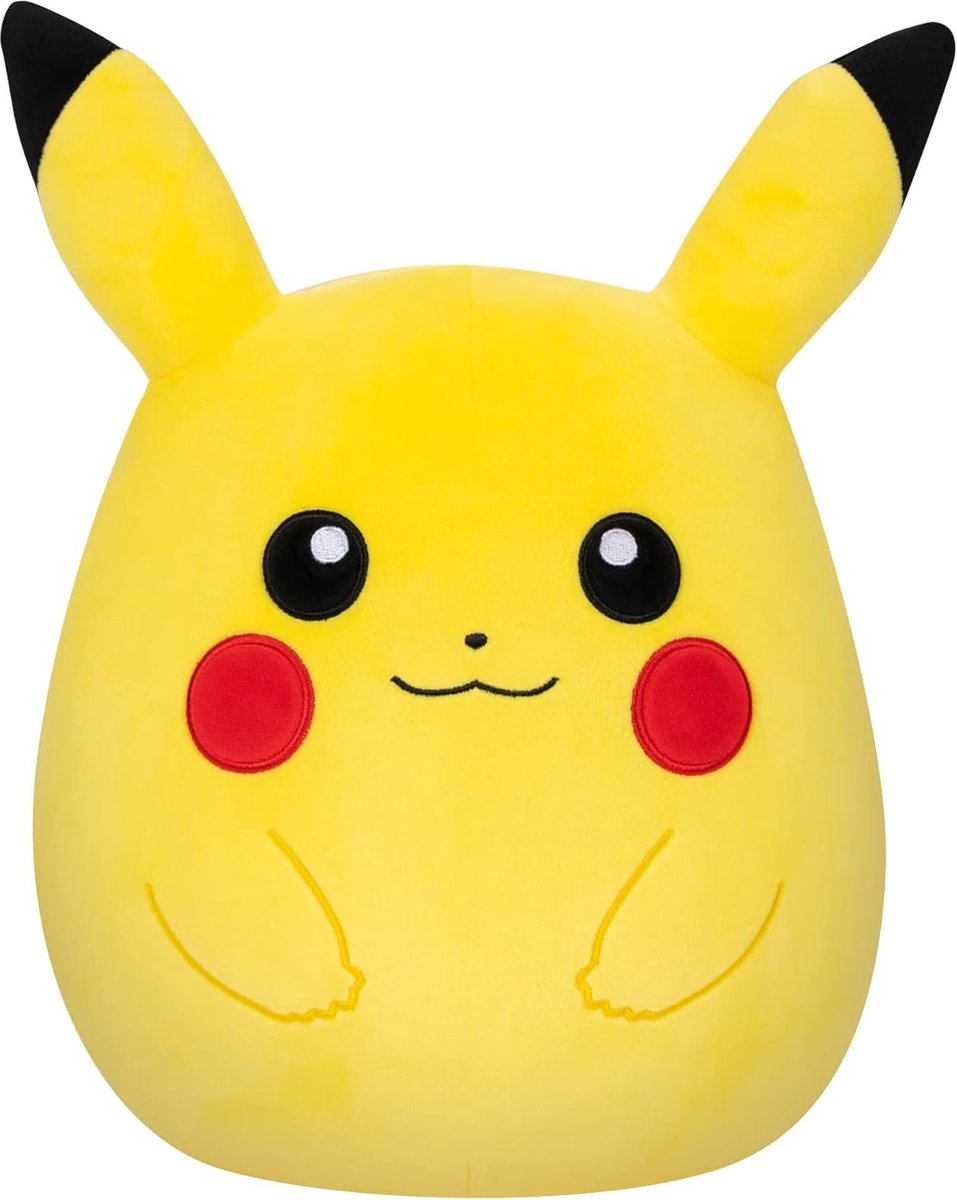 Pikachu Smile Squishmallow Pokémon Pluche Knuffel 30 cm