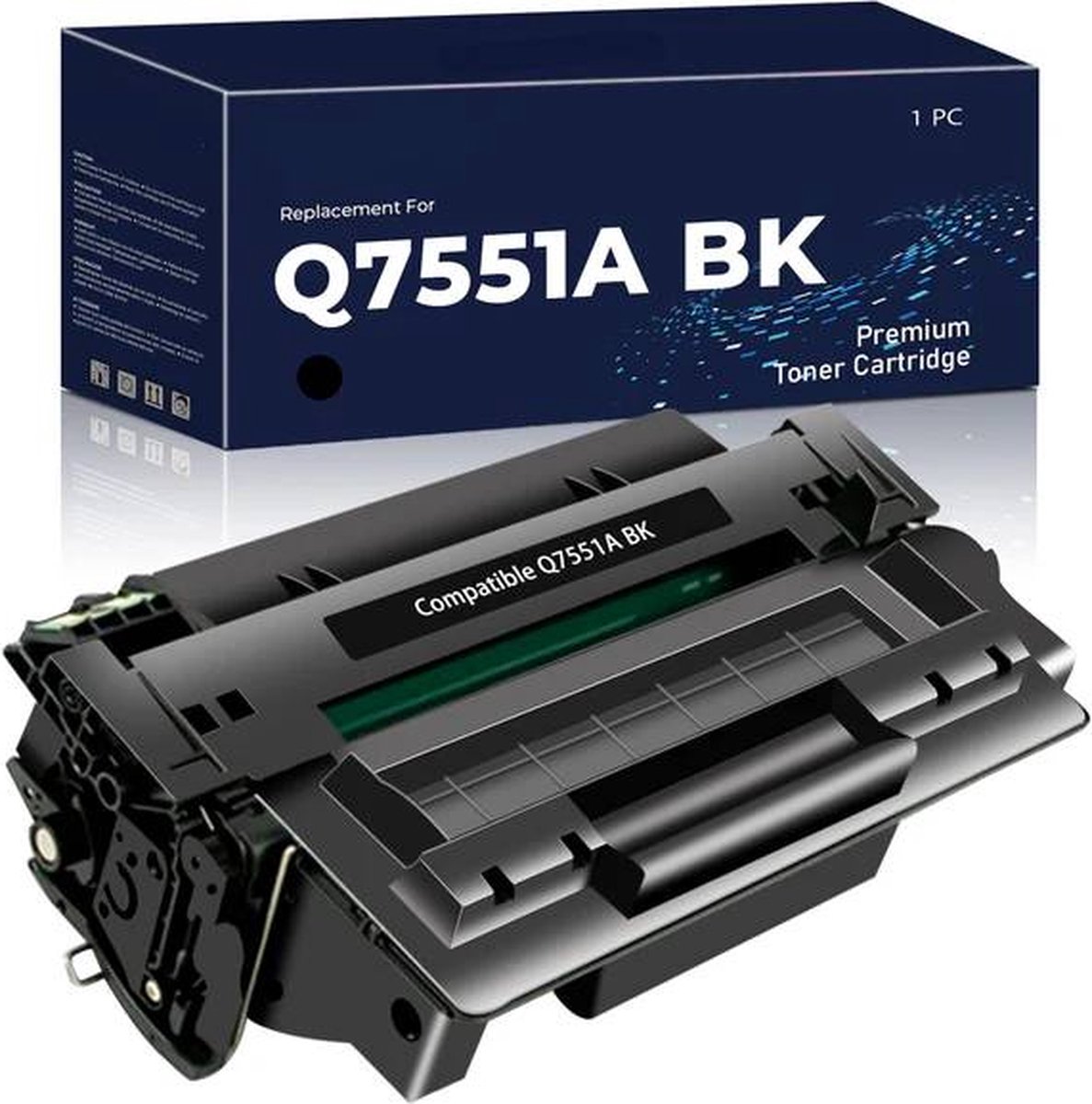 Premium toner geschikt voor HP 51A Q7551A voor HP Laserjet M3027MFP M3027X MFP M3035MFP M3035xs MFP P3003dn P3003x P3004 P3004d P3004n P3005 P3005D P3005DN P3005N P3005X Canon 710 I-Sensys LBP3460