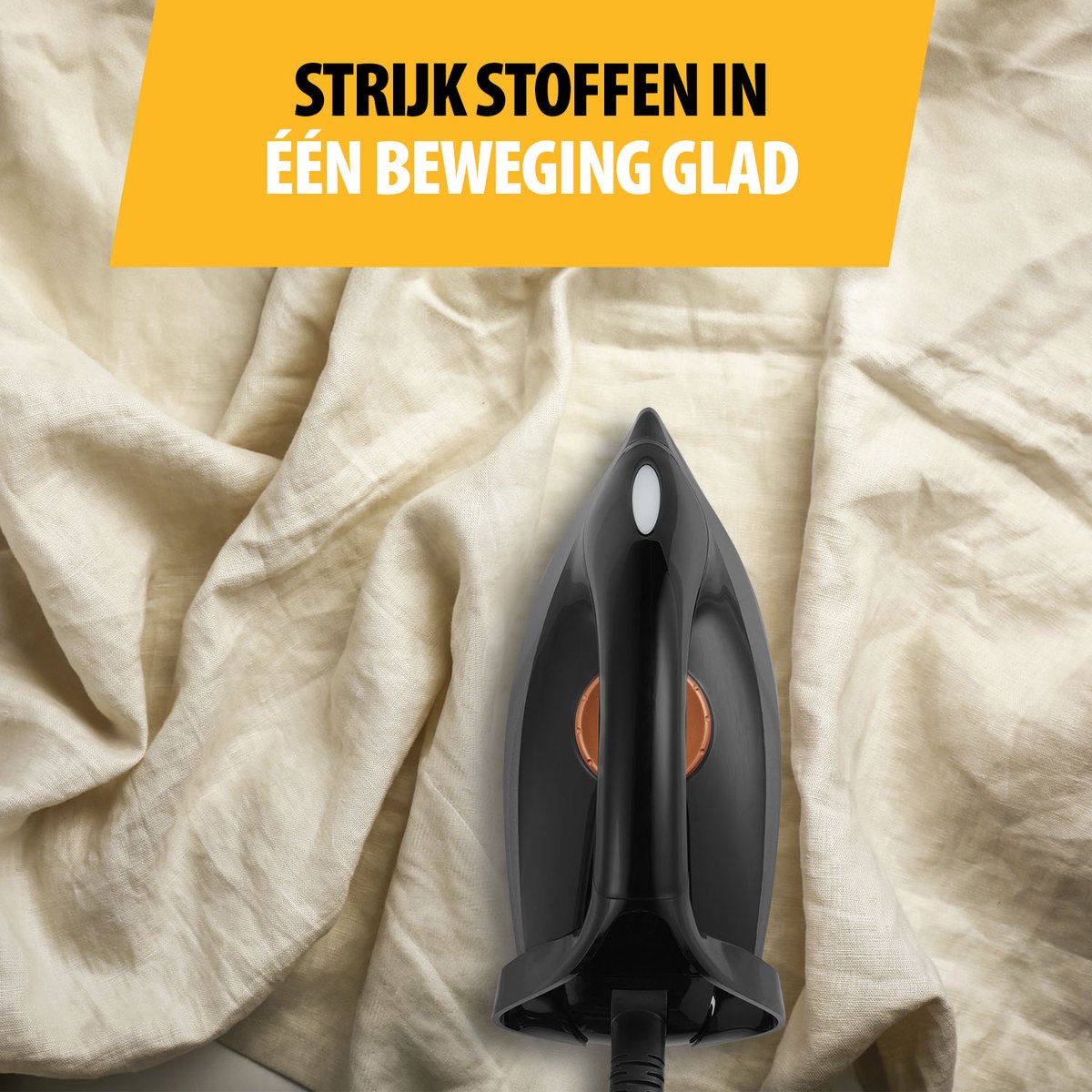 Tristar ST-8930 - Strijkijzer Stoomgenator - 2200W - 1.2 L watertank - 6,5 bar - Antraciet/blauw — afbeelding 3
