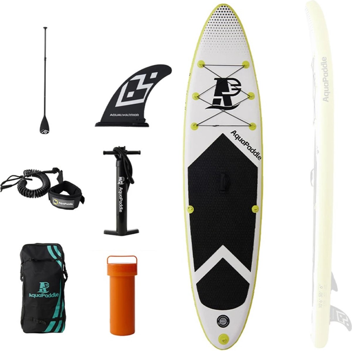 Bovista Sup Board - Opblaasbaar - Supboard - Sup Boards - Paddle - Kayak - 320cm Geel