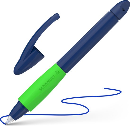 Rollerball Schneider - Base Ball - bleu/vert - plume M - S-188337