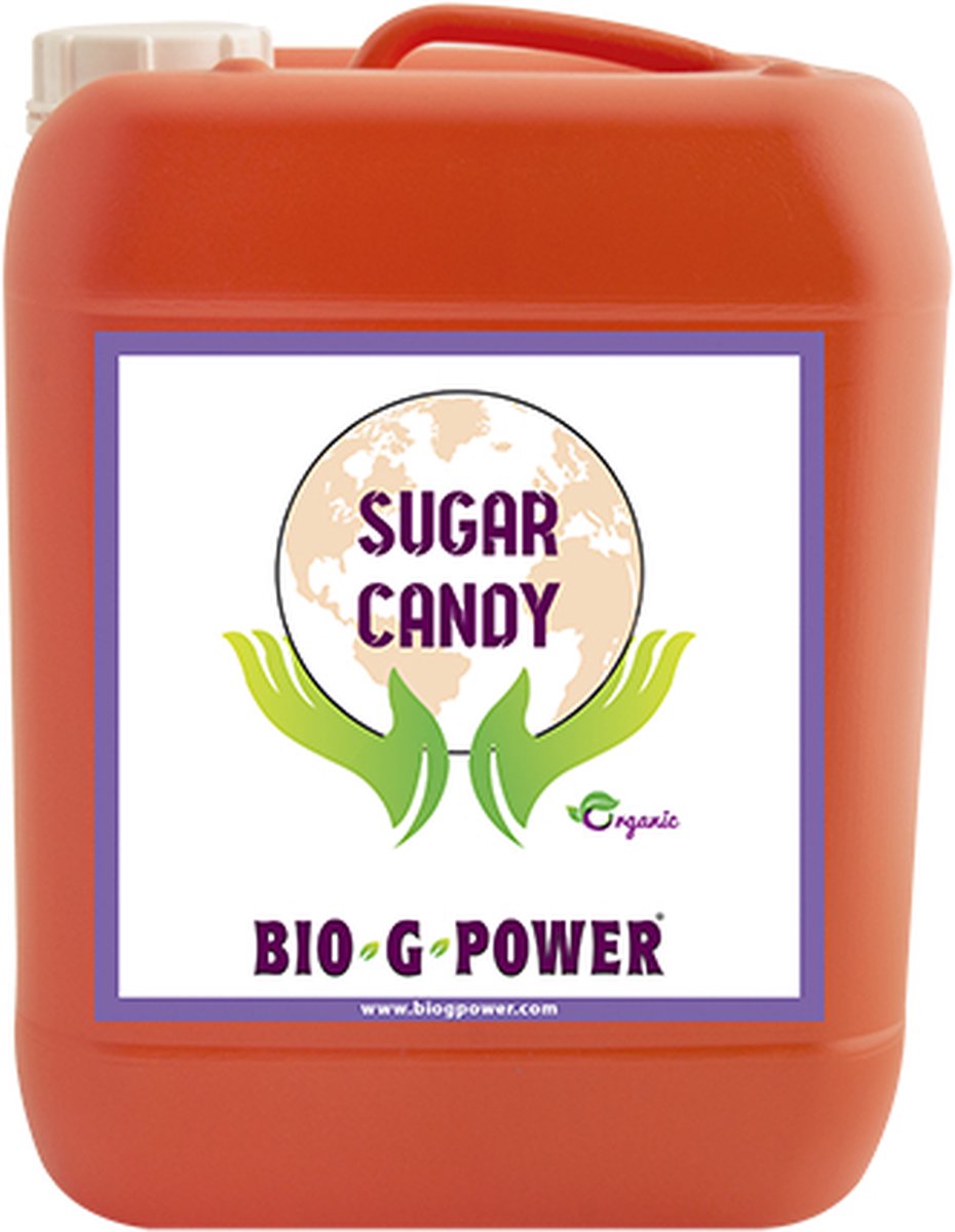 Bio G Power Sugar Candy5 L word gebruikt in tuinplanten , huisplanten , in kweektent en kassen Voor een betere smaak en opbrengst, kristallen