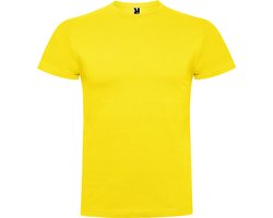 4 Pack Geel t-shirts Roly Braco 180 gram Premium maat S