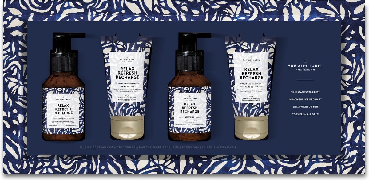 Goedkoopste The Gift Label - Luxe giftbox - Relax refresh recharge.