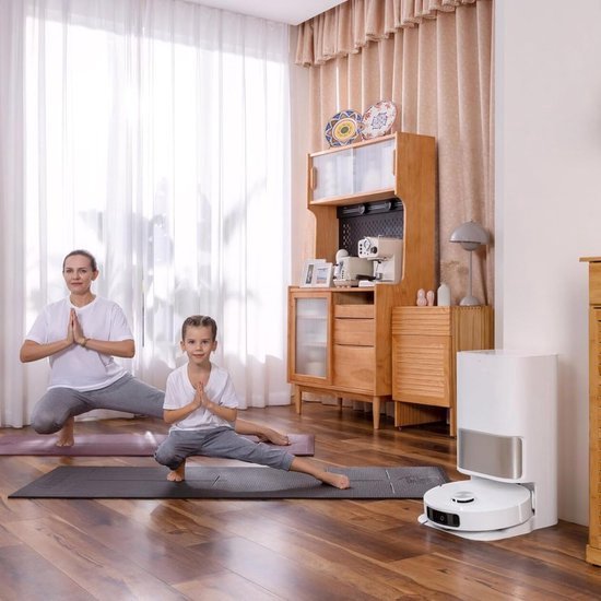 Robot de aspirare cu mop rotativ Dreame L10s Pro Ultra Heat, statie