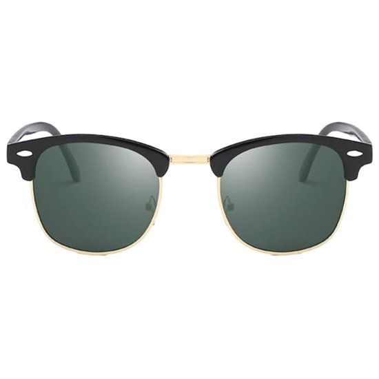 Fako Fashion® - Club Style Zonnebril - Polariserend - Polarized - Dames - Heren - Zwart/Goud - Donkergroen van Fako Fashion® — afbeelding 2