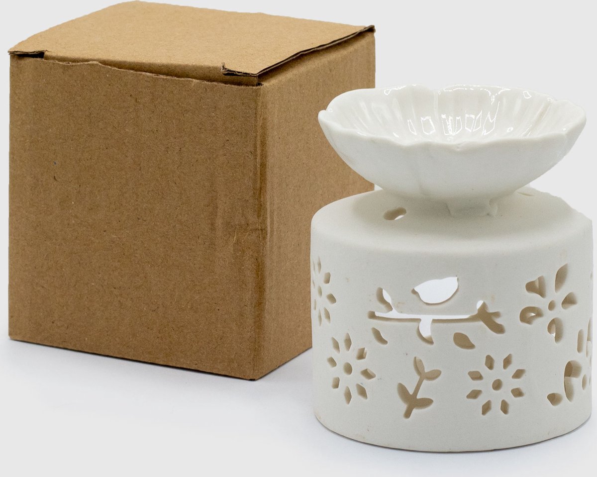 Wax melts brander - oliebrander - wit