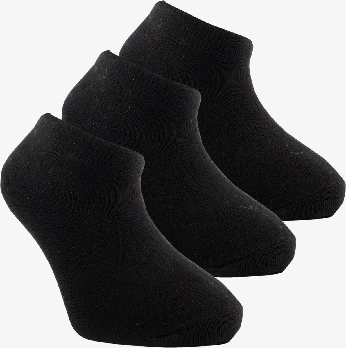 3 paar kinder sneakersokken - Zwart - Maat 31/34