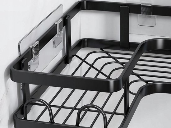 Goodz4All Support mural 5 pièces pour salle de bain Support de douche sans Embouts Industriel