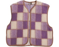 Alwero gilet Camino geblokt lila