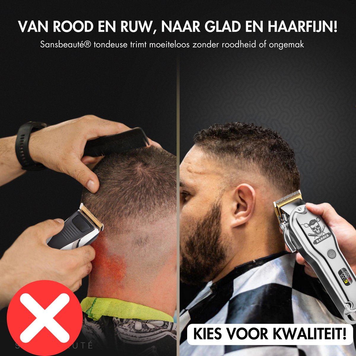 Sansbeauté Professionele Draadloze Tondeuse thumbnail 5