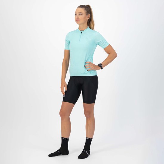 Rogelli Core Fietsshirt Dames - Korte Mouwen - Wielrenshirt - Lichtblauw - Maat XL van Merkloos — afbeelding 5