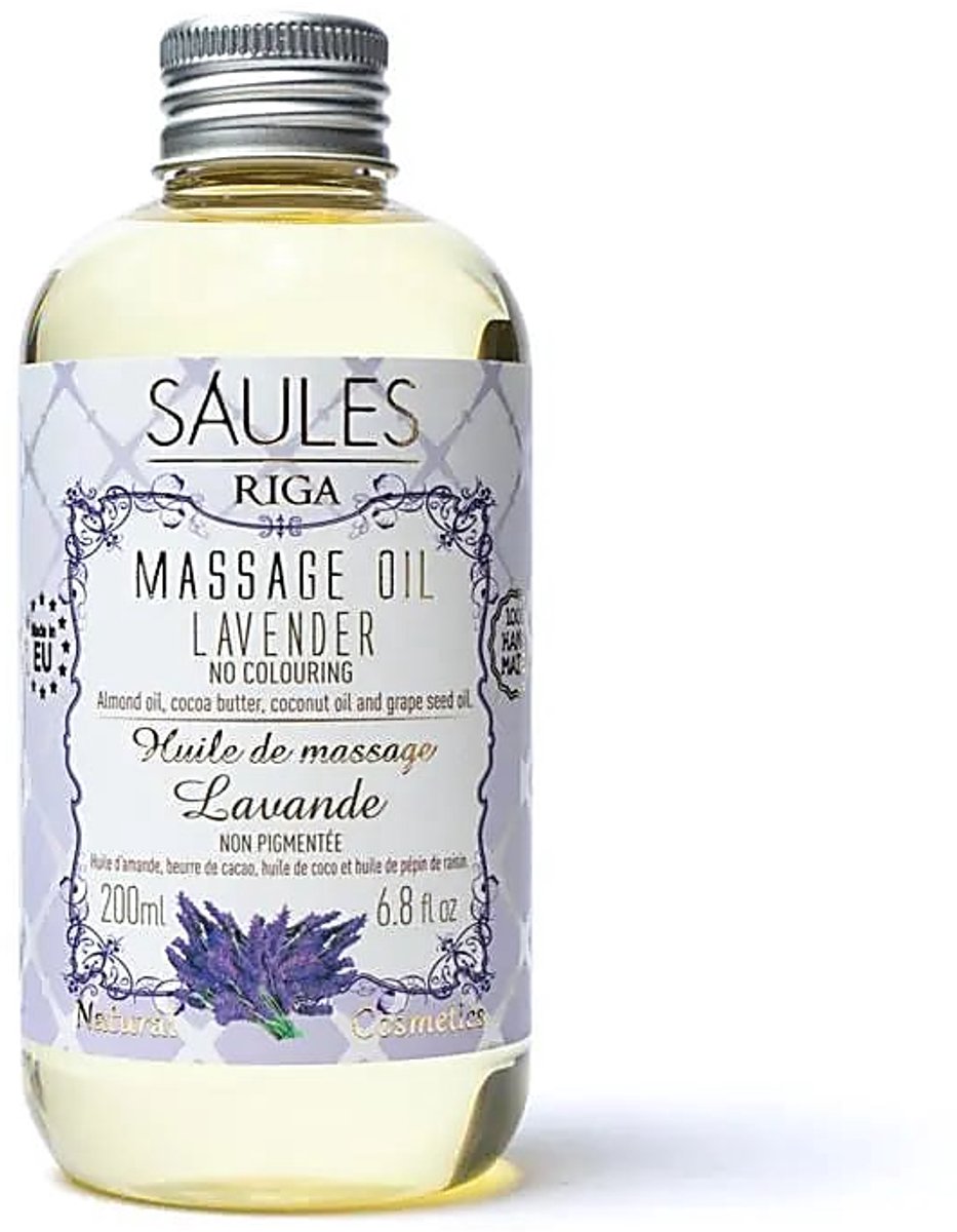 Natuurlijke massageolie lavendel - 200 ml