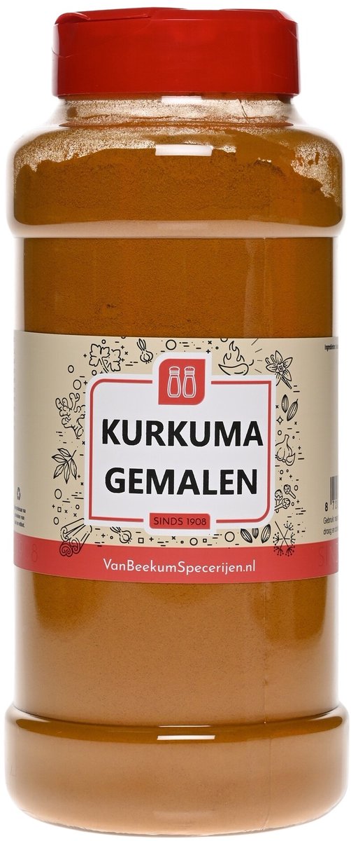 Goedkoopste Van Beekum Specerijen - Kurkuma Gemalen - Strooibus 450 gram