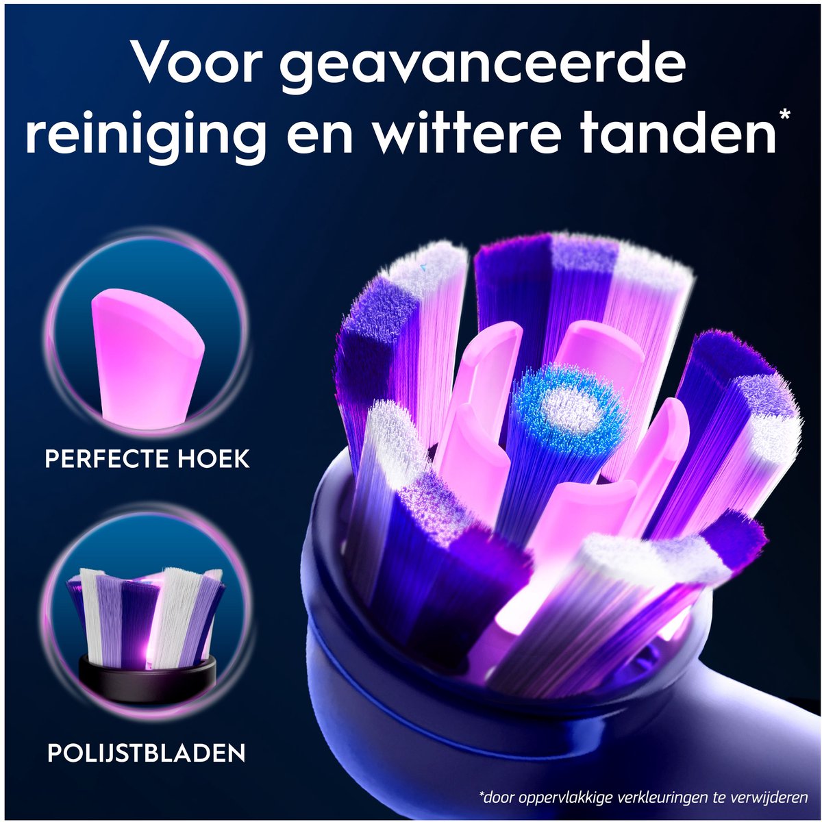 Oral-B iO Radiant White 8 witte opzetborstels