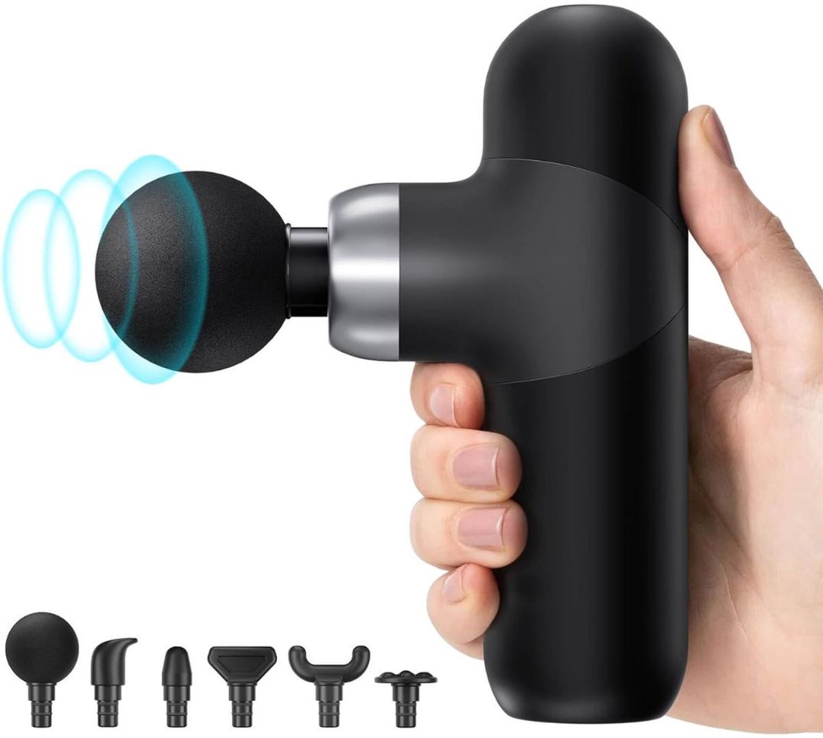 ApexArte® Massage Gun Professioneel - Massage Apparaat - Theragun - Zwart