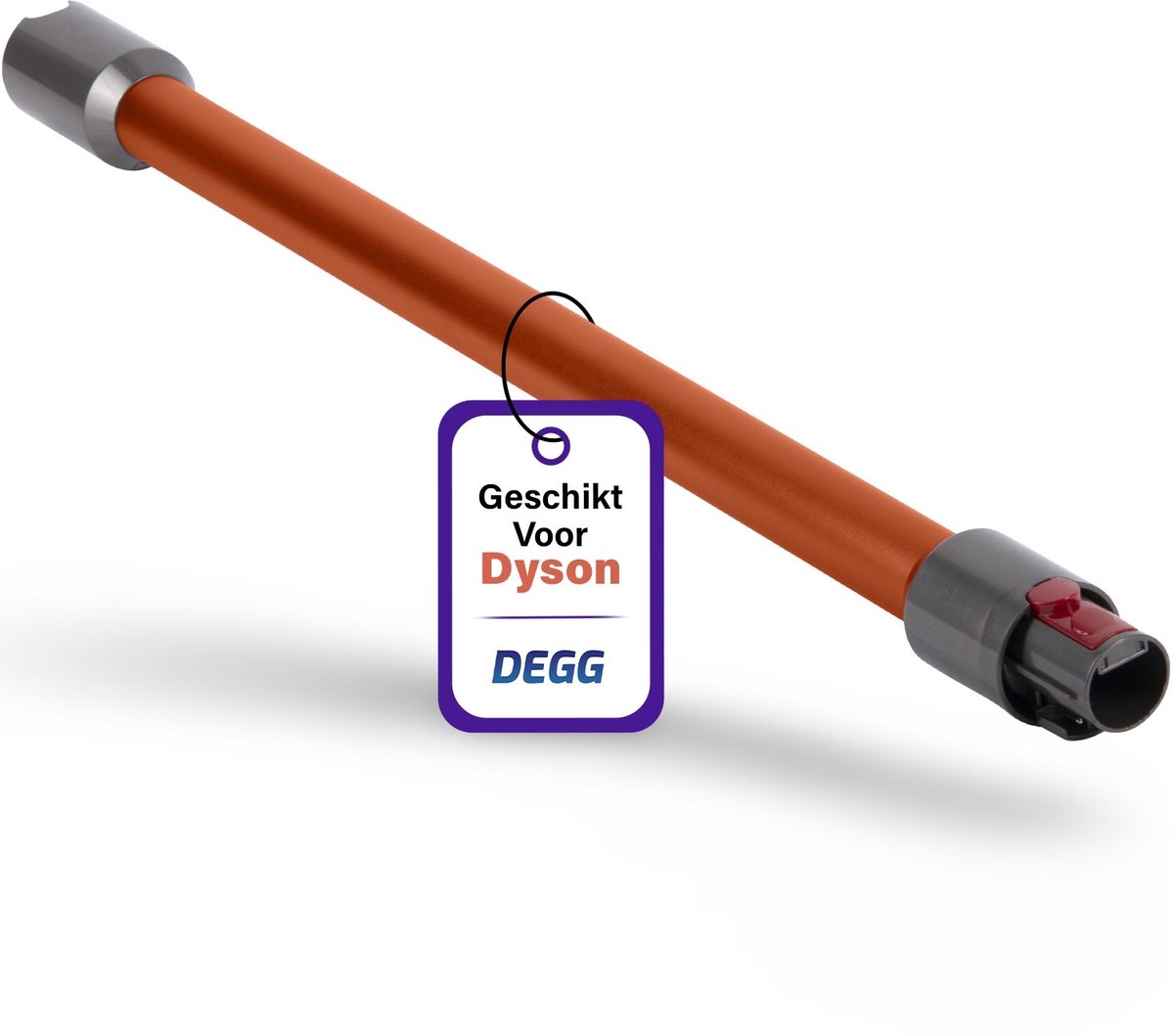DEGG® - Telescoopbuis Geschikt voor Dyson - Steel, Stang, Zuigbuis - Oranje / Koper kleurig - Past op: V7, V8, V10, V11 en V15 - Premium Kwaliteit