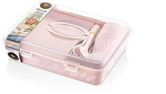 Nattou Siliconen servies voor kinderen, 4-delig, 1 lepel, 1 bord