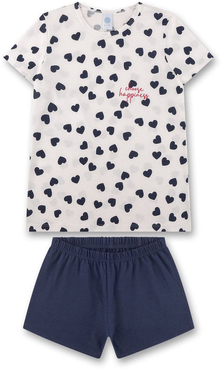 Sanetta Pyjama 176 Blauw/Beige