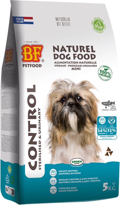BF Petfood Small Breed Control Hondenvoer 5 kg