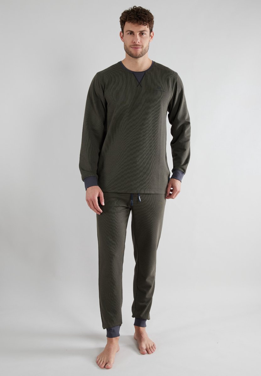 TOM TAILOR Dallas Heren Huispak - Interlock - Groen